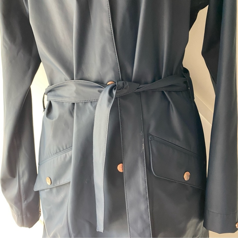 Helly Hansen Kirkwall II Women’s Raincoat Navy Blue Hooded Vented - XL - Picture 7 of 17